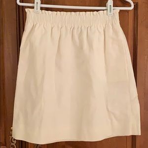 White J. CREW Skirt